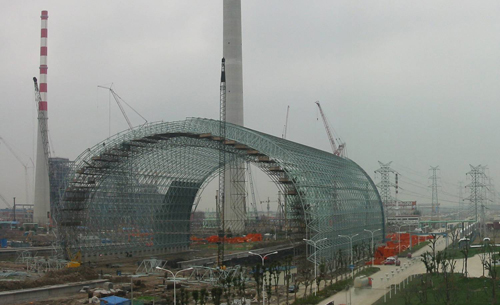 五大连池发电厂球形网架